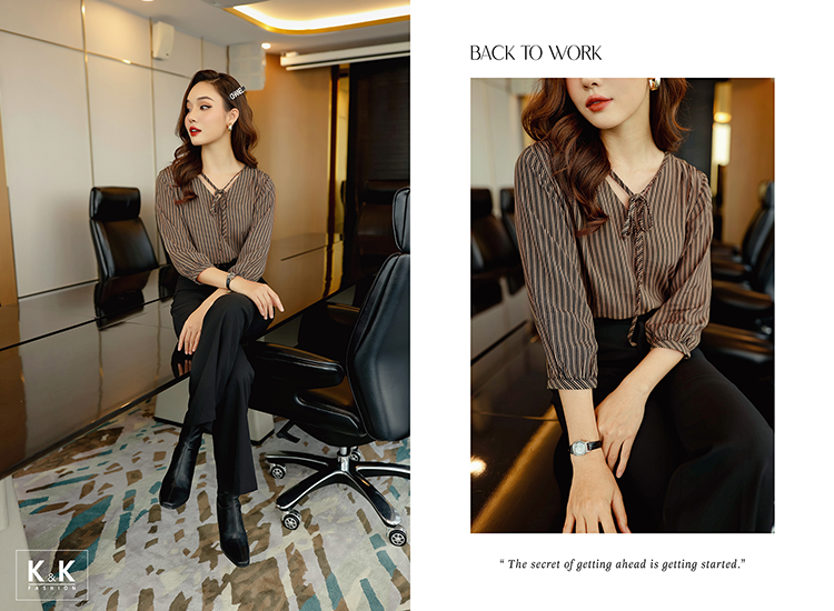 Quần đen công sở ống loe QCS02-27