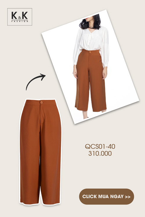 Quần công sở ống suông QCS01-40