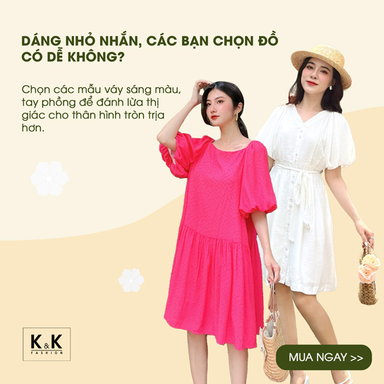 Váy xinh cho cô nàng nhỏ nhắn