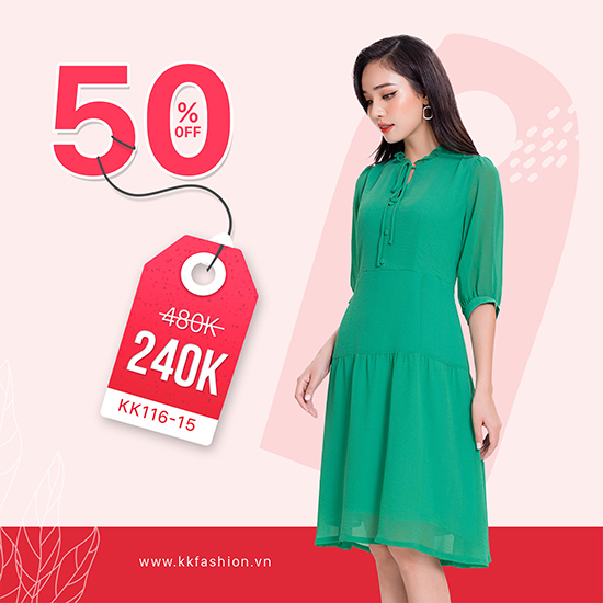 K&K Fashion giảm giá lên đến 70%