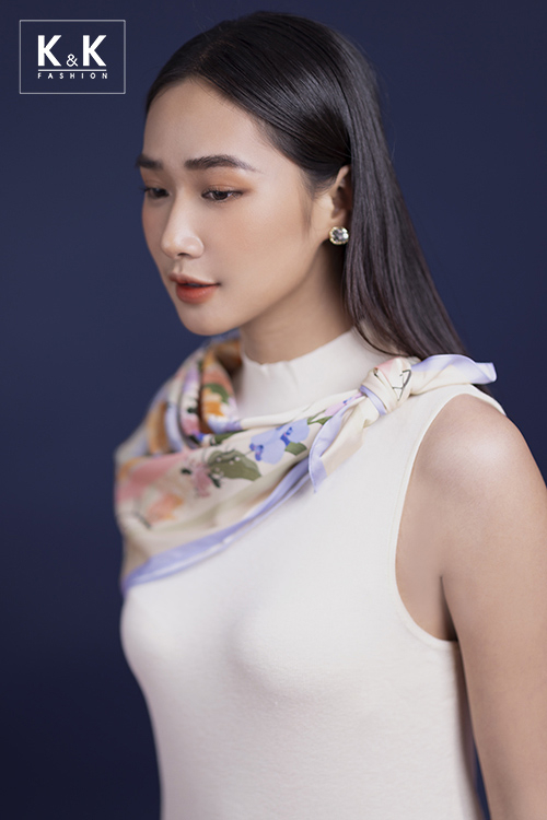 Khăn lụa - và những kiểu biến hóa đa dạng