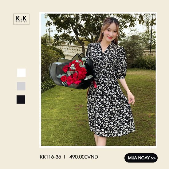 5 lưu ý khi diện đầm xòe ngày hè KK116-35