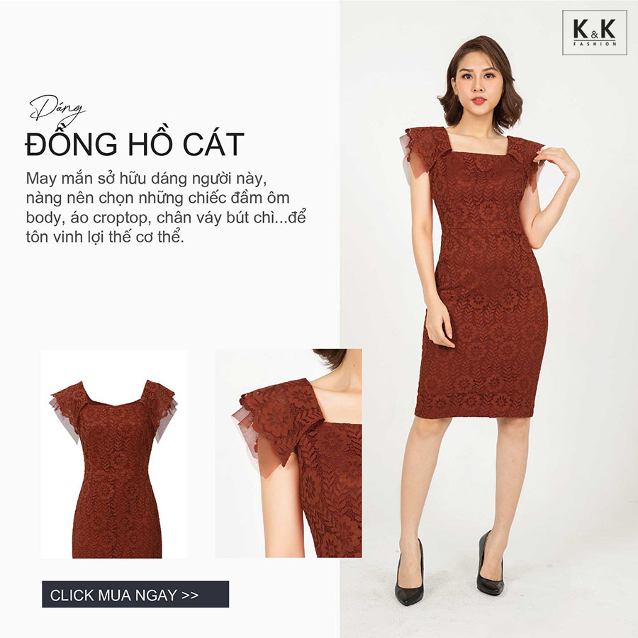 Đầm ren ôm dự tiệc HL08-38