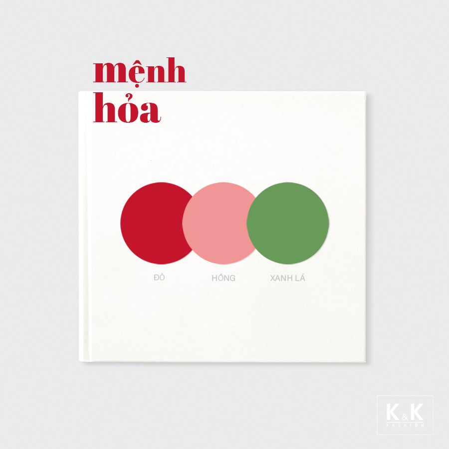 Mệnh hỏa hợp màu gì?