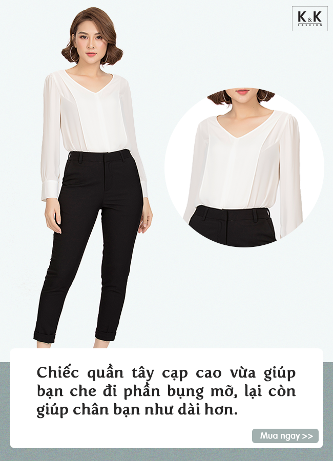 Quần tây xanh công sở  QCS01-10