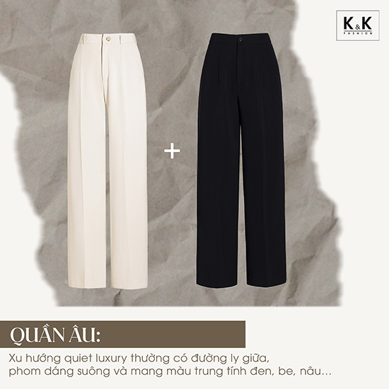 Quần âu ống suông công sở đẹp sang trọng
