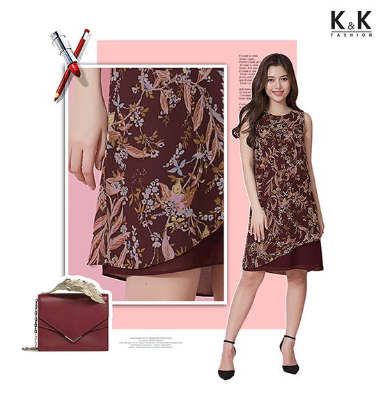 Mặc đẹp từ công sở tới dạo phố với váy suông KK73-29