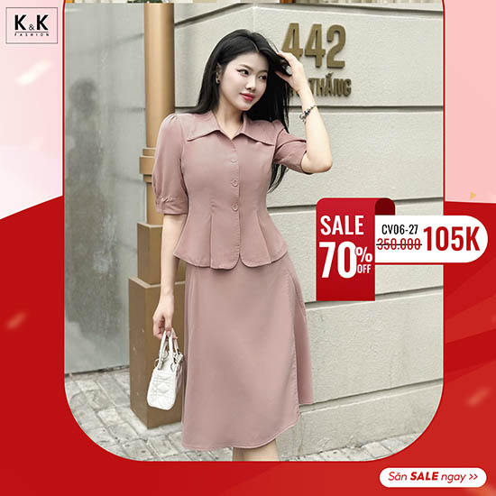 Chân váy xòe công sở nữ