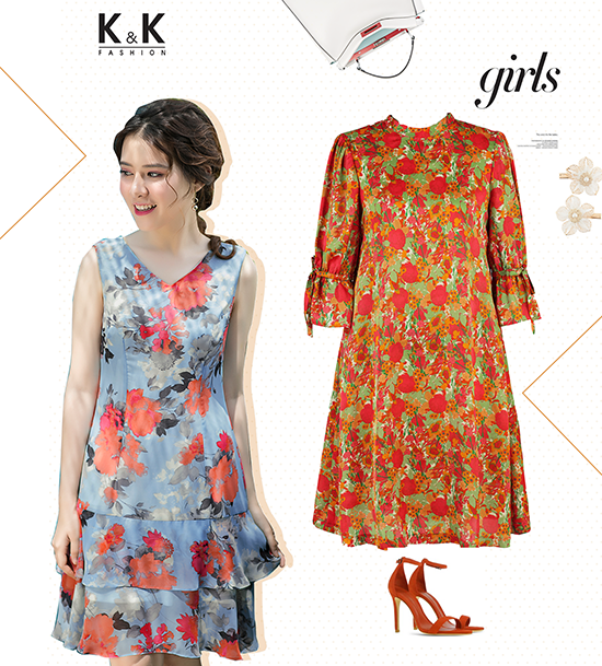 Đầm hạ eo, đầm suông gợi ý cho nàng công sở thật bé tự tin mỗi ngày