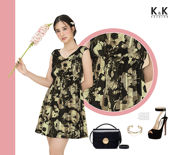 Top 4 mẫu váy liền giấu mỡ bụng tài tình sau dịp Tết