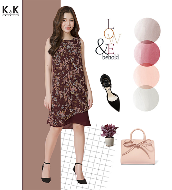 Mặc đẹp từ công sở tới dạo phố với váy suông KK73-29