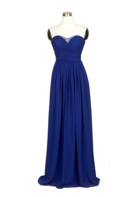 Váy may xếp nếp bên trên - Màu xanh dương sáng - Ladies | H&M VN