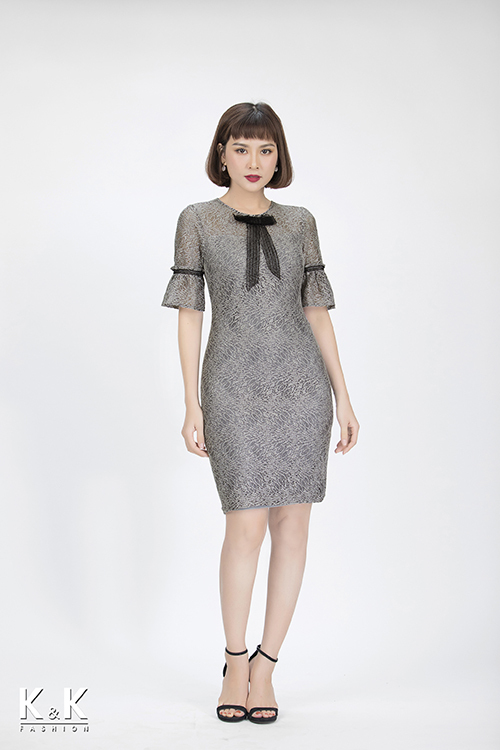 Đầm ren form ôm body quyến rũ KK85-12