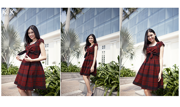 Váy đầm xinh dạo phố đón tết - hình 8