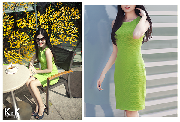 Váy đầm xinh dạo phố đón tết - hình 10