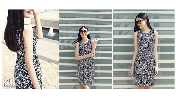 Váy đầm xinh dạo phố đón tết - hình 11