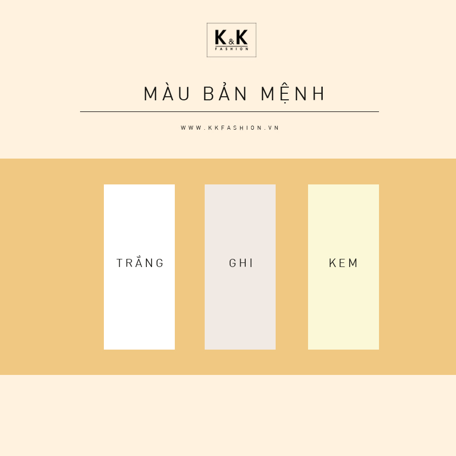 Mệnh Kim mặc màu gì đẹp