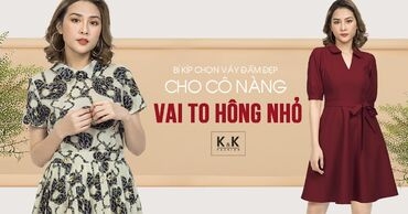 Bí kíp chọn váy đầm đẹp cho cô nàng vai to hông nhỏ