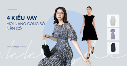 4 kiểu váy mọi nàng công sở nên có