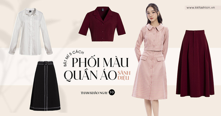 5 quy tắc phối màu quần áo thời trang nàng phải biết