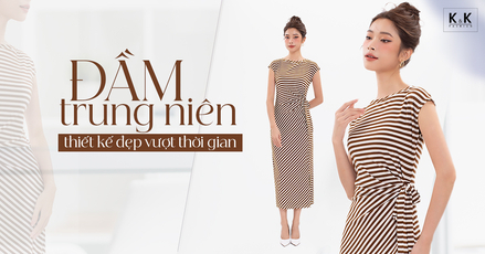 Đầm trung niên, thiết kế đẹp vượt thời gian
