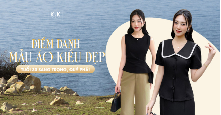 Điểm danh mẫu áo kiểu đẹp tuổi 30 sang trọng, quý phái