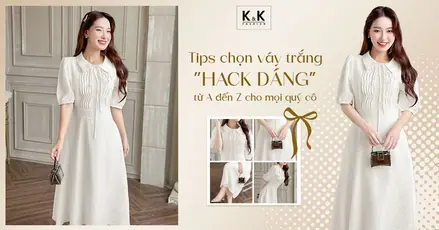 Tips chọn váy trắng “hack dáng” từ A đến Z cho mọi quý cô công sở 