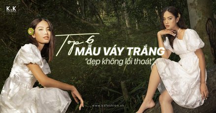 Top 6 mẫu váy trắng “đẹp không lối thoát”