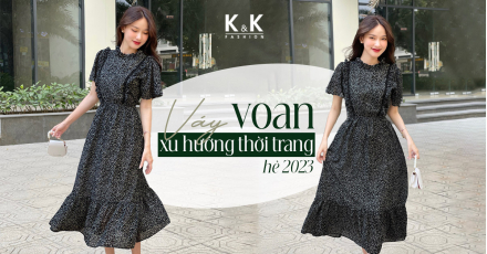 Váy voan xu hướng thời trang hè 2023