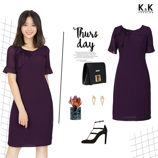 Đầm suông công sở KK81-31