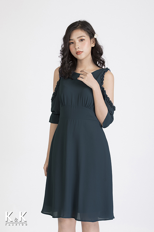 Đầm trễ vai HL04-09