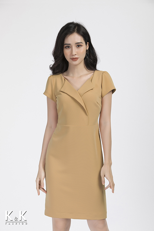 Đầm ôm cổ danton KK88-07